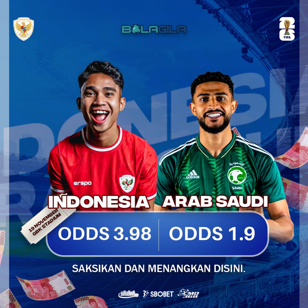 LIVE STREAMING | Indonesia vs Arab Saudi | 19/11/2024 | 19:00 WIB - BOLAGILA